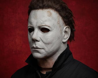 ハロウィンのフラッシュバックマスク マイケル・マイヤーズ - Etsy 日本