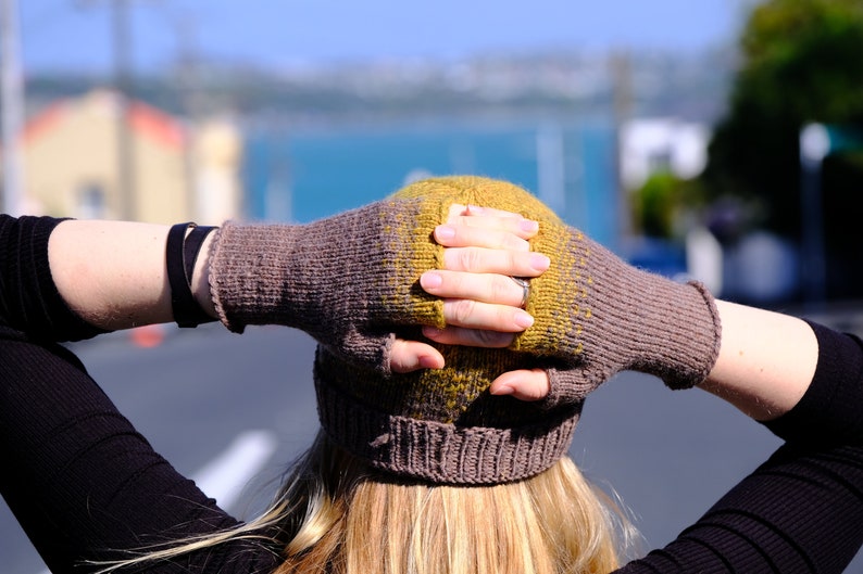 Knitting Pattern: Driftless Mitts DK // Adult Wool Mitts Mittens // Easy Colorwork Knitting image 9