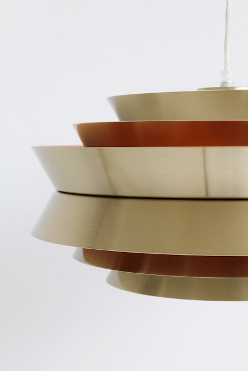 Danish Mid Century Modern Style Chandelier UFO PENDANT Ceiling Light Fixture image 3