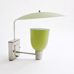 Mid Century Modern Style Lighting Moe LIGHT Inspired Wall Sconce GREEN SHADE image 1