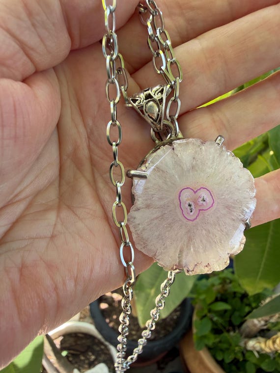 Solar Quartz Gemstone Necklace View 5