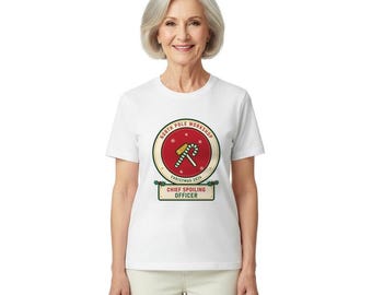 Chief Spoiling Officer Shirt, Grandma Christmas Shirt, Matching Family Christmas Tee, Grandma Gift