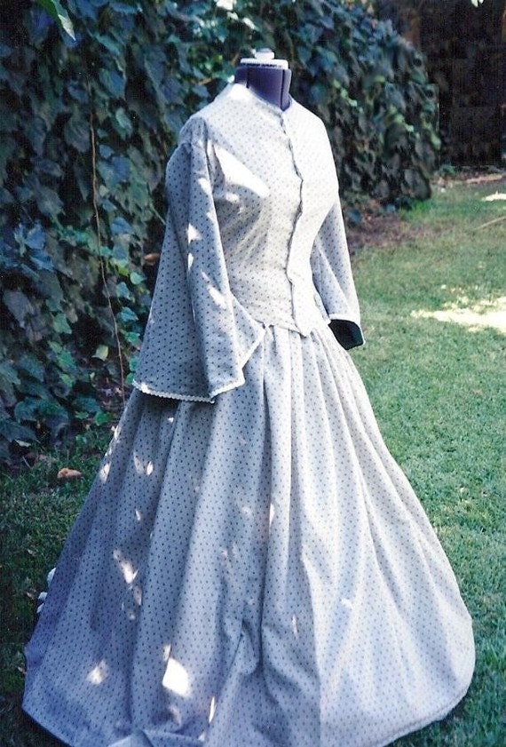 victorian cotton dress