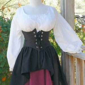 Pirate Dress Renaissance Outfit Waist Cincher Historical - Etsy