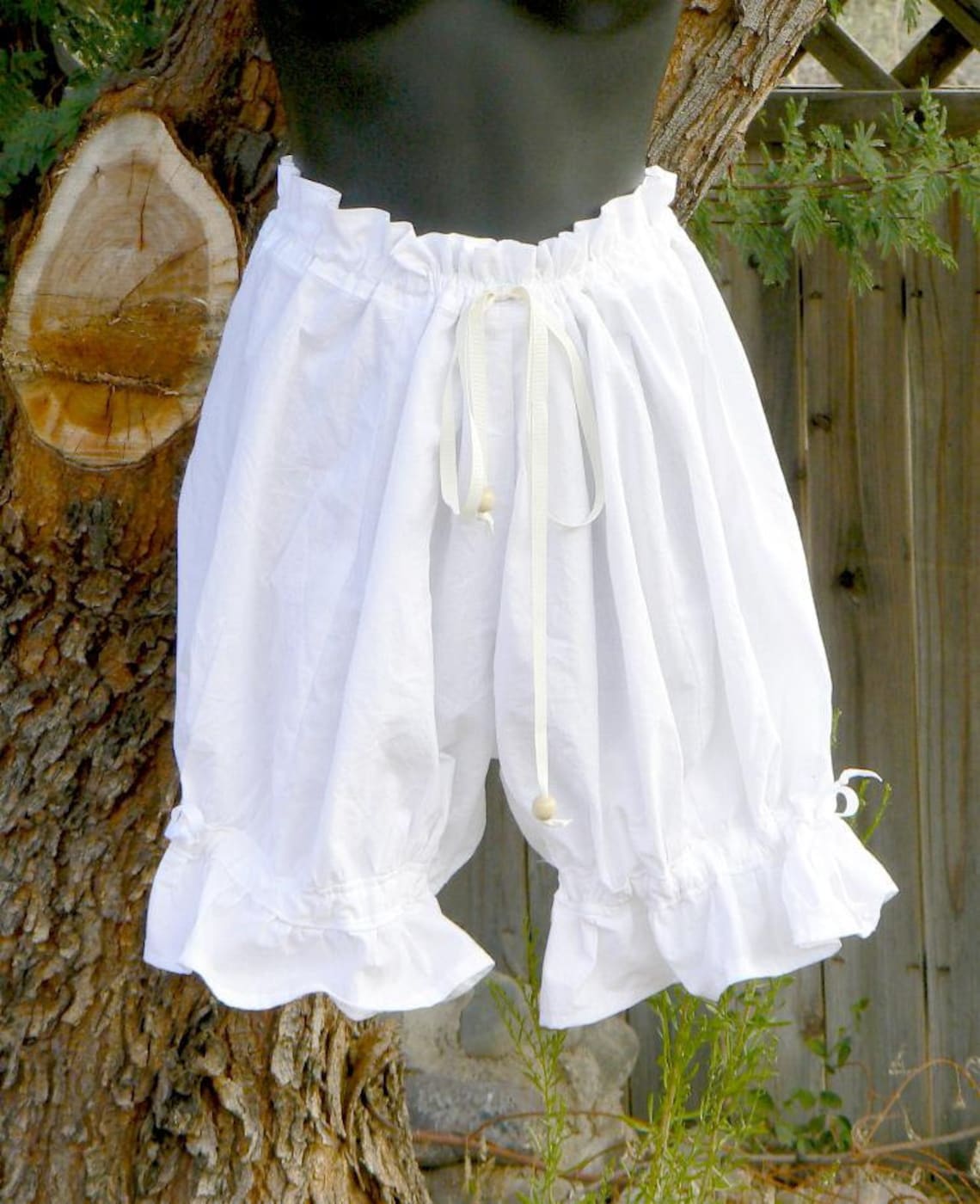 Short Cotton Bloomers Victorian Knickers Cosplay Shorts Etsy