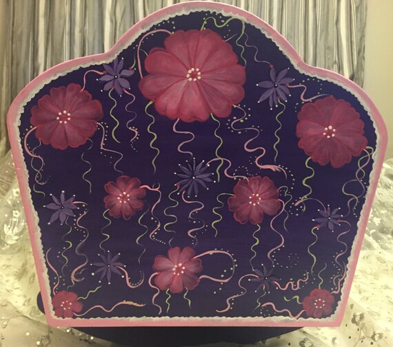 Custom Wooden Painted Doll Cradle