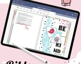 Biblia Digital / Biblia de Diario Digital para Goodnotes 5 / Biblia Digital KJV / Estudio Bíblico SOAP / Diario de Oración / Devocional Diario