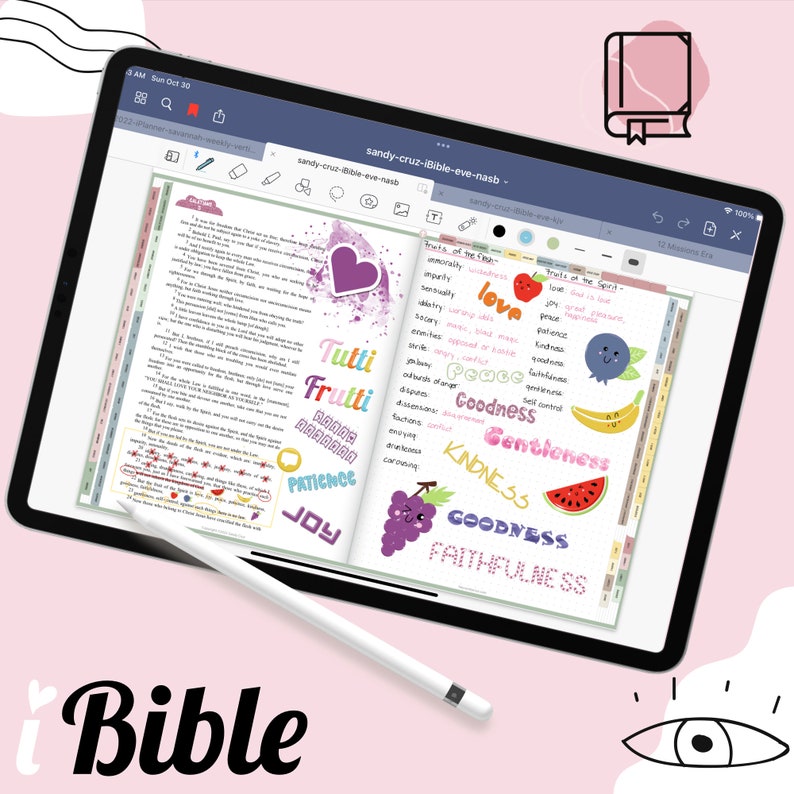 Digital Bible Digital Journaling Bible for Goodnotes 5 KJV Etsy