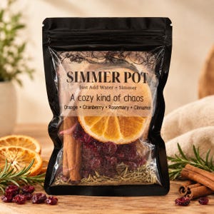 En mysig sorts kaos Simmer Pot - Doftpresent för vuxna