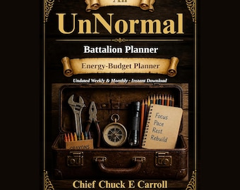 Energy Budget Planner — Undated Weekly & Monthly Pacing Planner for Brain Injury and Fatigue (Printable)