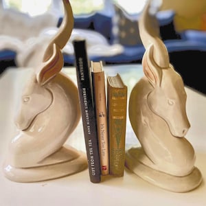 Vtg Rare ROSELANE 1950s Antelope Cali Pasadena Ceramic. Pottery. Modern Decor