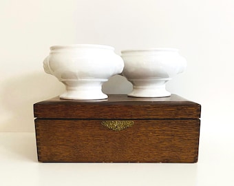 VTG Lion Head French Onion Soup Bowl / Terrine Set. MCM Calif USA. Farmhouse Kitchen
