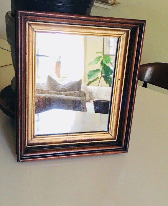 Vintage Wood Mirror Memphis History Home Decor Small Space Etsy