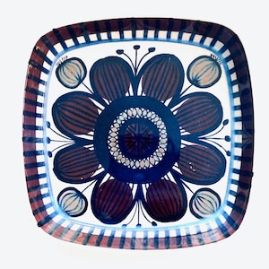70s ROYAL COPENHAGEN TENERA Dish. Beth Breyen  Denmark Mid Century Pottery. Modern Home Decor