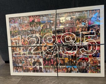 Name or zip code Photo Collage Framed 20x30 inches
