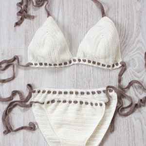 Crochet Bikini, Sexy Crochet Swimsuit, Crochet Bikini Set, Brazilian