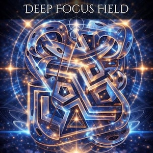 Deep Focus Field | Electrogon Meditation Art + Guided Meditation Audio + Intention Guide | Boost Concentration