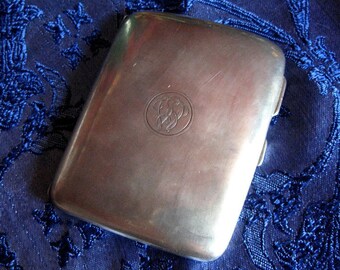 Vintage English Sterling Silver Cigarette Case