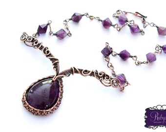 Tudor Princess Elvin Wire Wrapped Cabochon Pendant Tutorial, Pattern. PDF