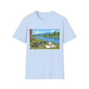 QRP-amatörradio T-shirtdesign | Bärbar amatörradio utomhusäventyr | Amatörradiooperatörspresent | SOTA-radiokonst