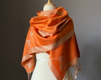 Orange shawls Clearance