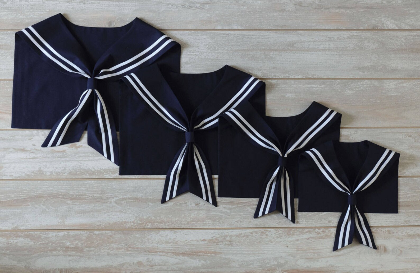 Sailor collar pattern and instructions for 4 sizes PDF files | Etsy