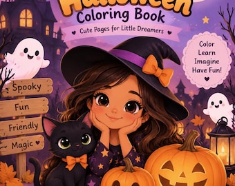 Libro da colorare di Halloween per bambini