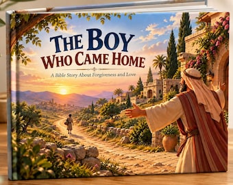 Historia bíblica del hijo pródigo para niños / Libro de cuentos cristianos ilustrado en PDF / Para niños de 5 a 8 años