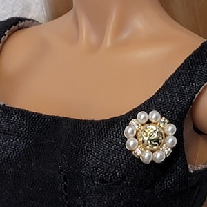 Magnetic Brooch for 1/6 scale doll. Fashion Royalty, Poppy Parker, FR2, Blythe, Mizi, Momoko, BJD dolls.