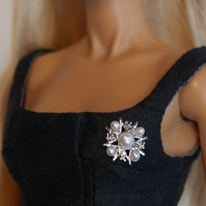 Magnetic Brooch for 1/6 scale doll. Fashion Royalty, Poppy Parker, FR2, Blythe, Mizi, Momoko. 12&#39;&#39; Doll Accessories Jewelry