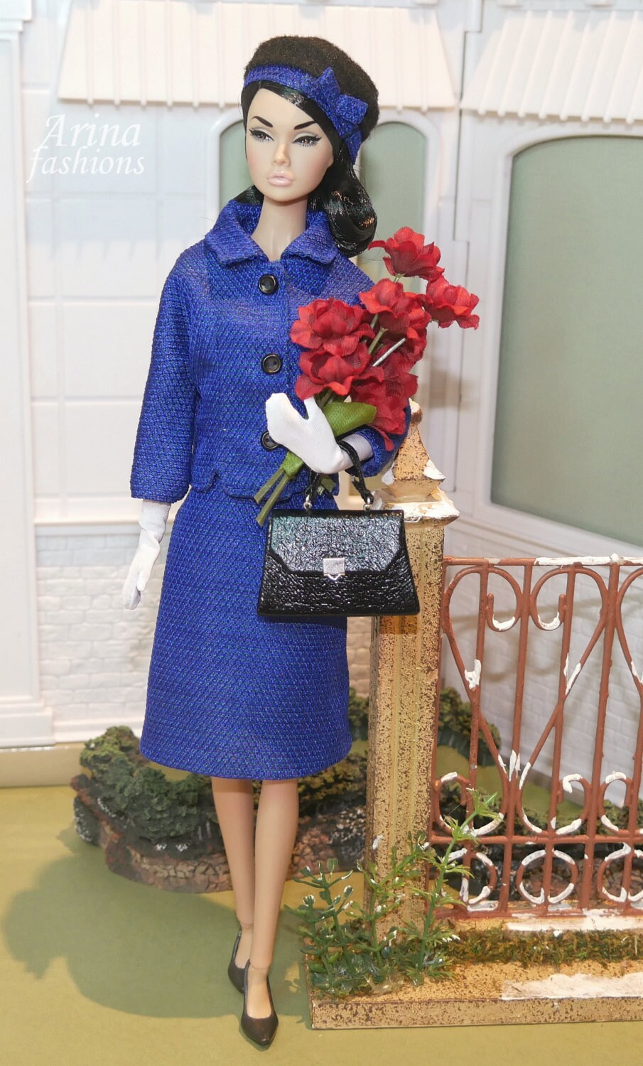 JACQUELINE KENNEDY. Fashion set for 12'' fashion dolls outfit with accessories Poppy Parker