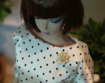 Magnetic Brooch for 1/6 scale doll. Fashion Royalty, Poppy Parker, FR2, Blythe, Mizi, Momoko. 12&#39;&#39; Doll Accessories Jewelry