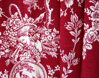 Toile Black And White Curtain Panels Grey Curtains Drapes Etsy