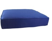 Navy blue patio chair cushion, Outdoor chair cushions navy blue, Plain solid seat furniture Set 18, 20,22,24 wicker garden deck rattan bench