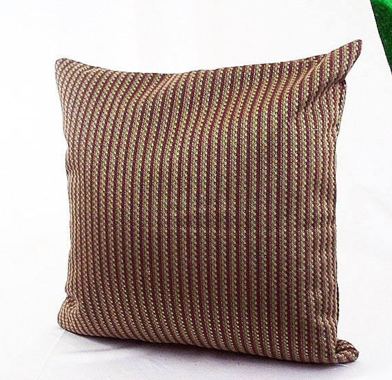 Burgundy pillows top