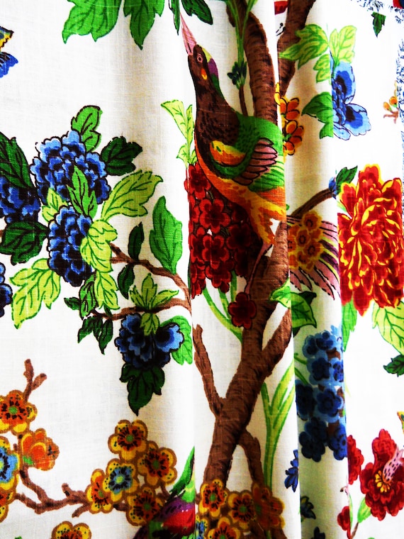 Pair 25 Wide Curtain Panels Colorful, Wide Curtain Panels