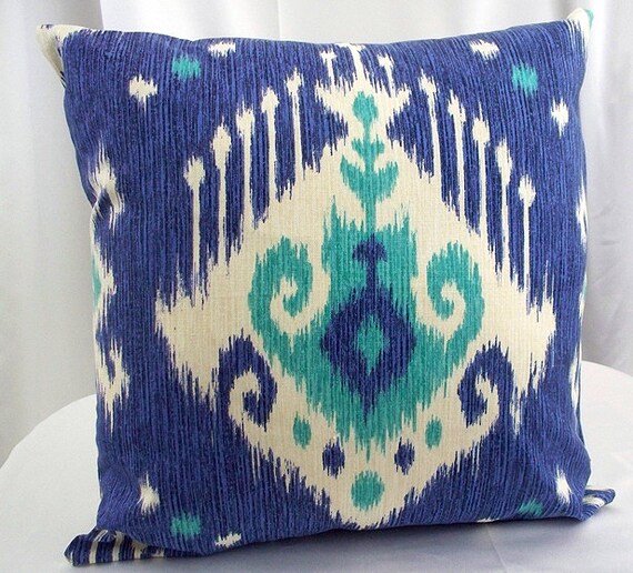 Navy Blue Decorative Pillows Cushion Covers Blue Throw Pillow Etsy