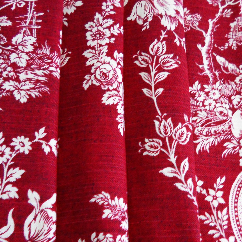 Red Kitchen Curtains - Etsy