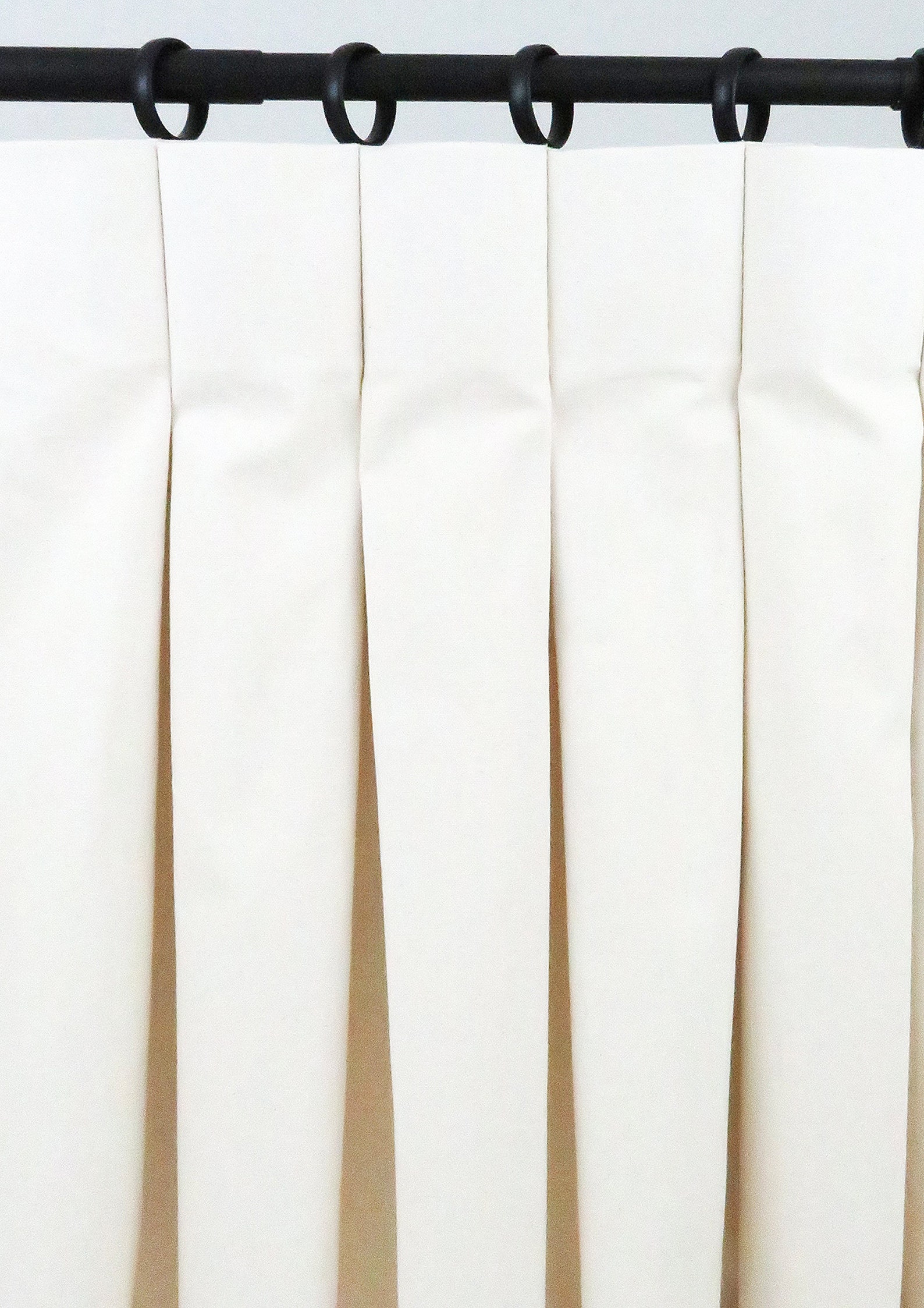 Inverted Box Pleat Curtain Panels Drapery, Window Treatments Living