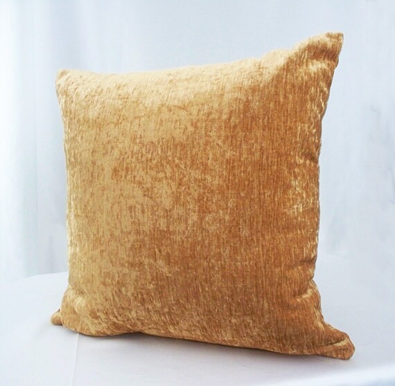 Gold Velvet Pillow Velvet Gold Pillow Gold Pillow Cover Etsy