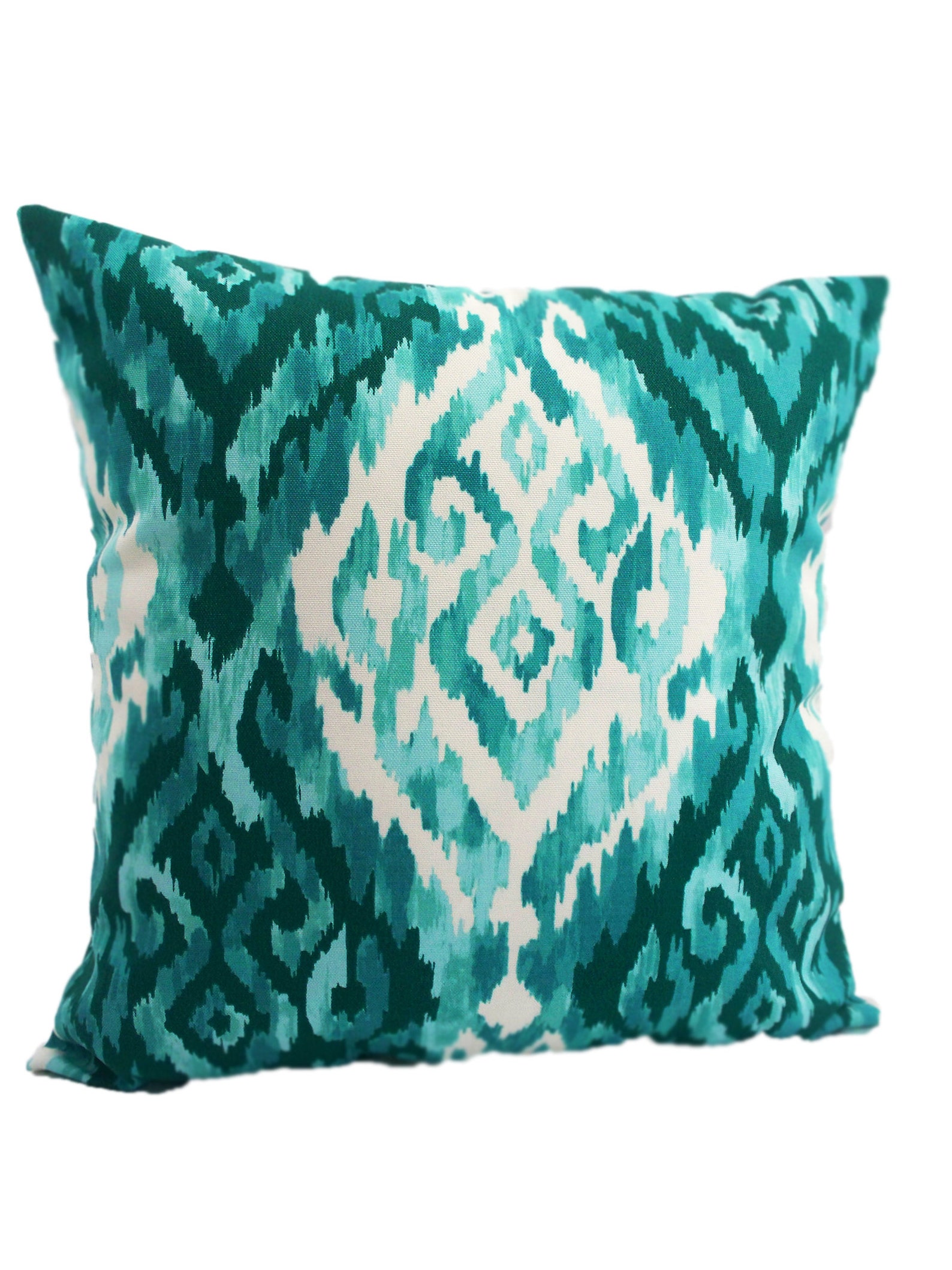 Green Throw Pillows Emerald Green Outdoor Accent Custom Etsy
