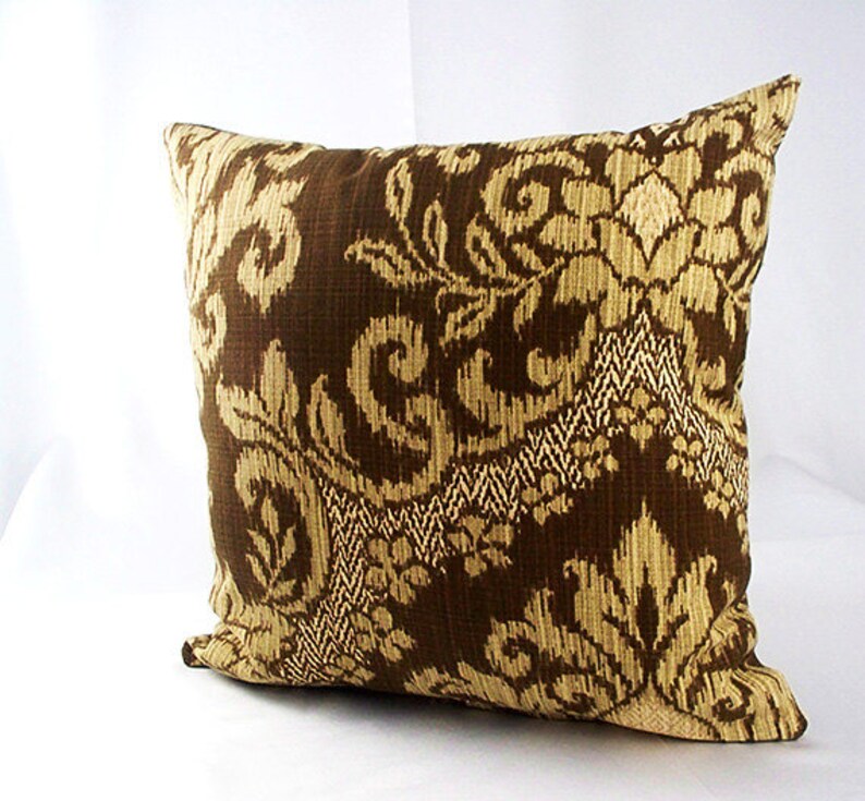 Brown Couch Cushions Sofa Pillows Decor Brown Decorative Etsy