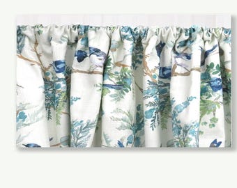 Floral Valance Panels, Rod Pocket Kitchen Valances