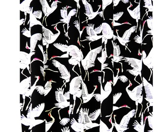 72x72 Shower Curtains Panels Black Outdoor Bird Flying Pattern Black and White Window Treatments  Bathroom Curtains Decor Mother's Day Gift