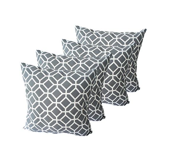 Geometric throw pillow set hot sale