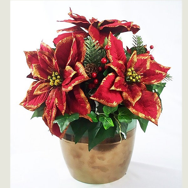 Artificial Christmas Table Decorations - Etsy