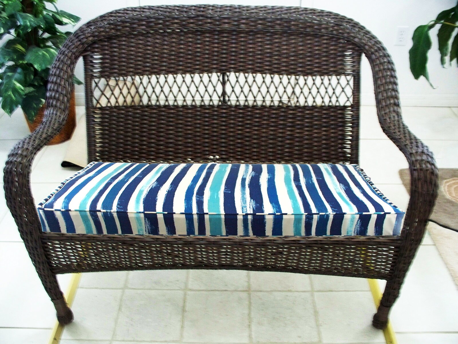 Tommy Bahama Bench cushions Outdoor Decor Longboard Etsy