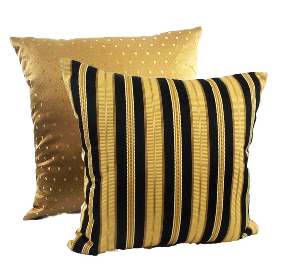 small gold pillow