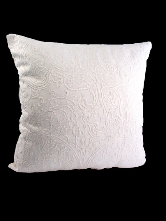 Textured ivory throw pillows covers Ivory Decorative Throw Pillow Covers