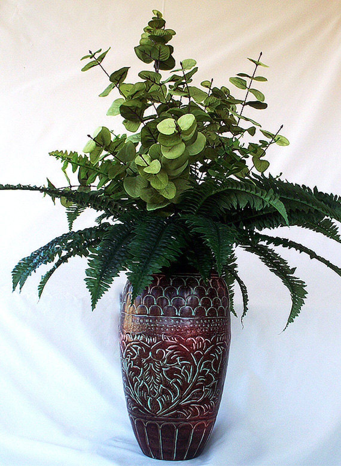 Silk Plant Floor arrangements Artificial plants Plants ferns Etsy